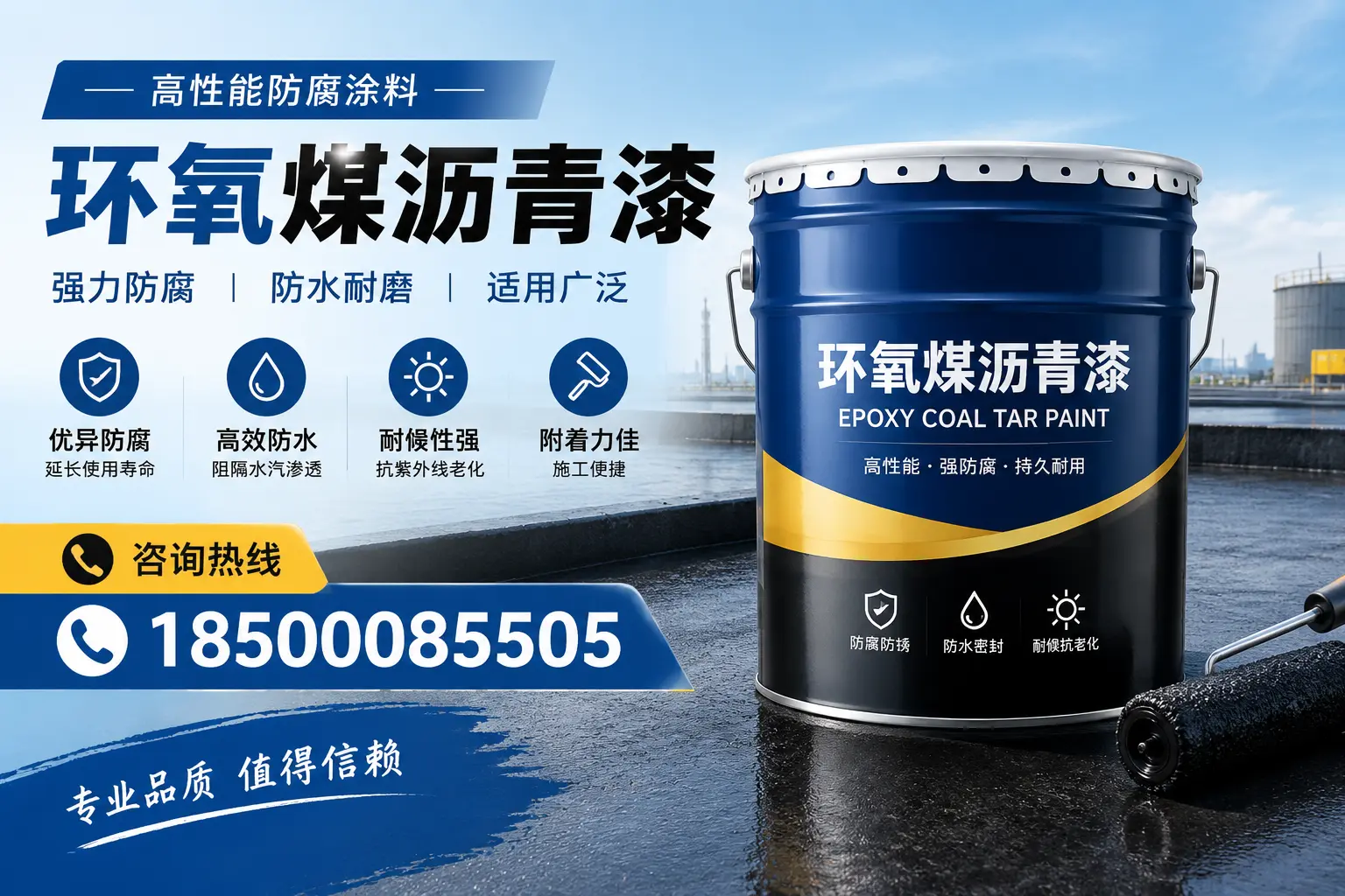 环氧煤沥青漆的主要成分与功能，临夏用户深度了解