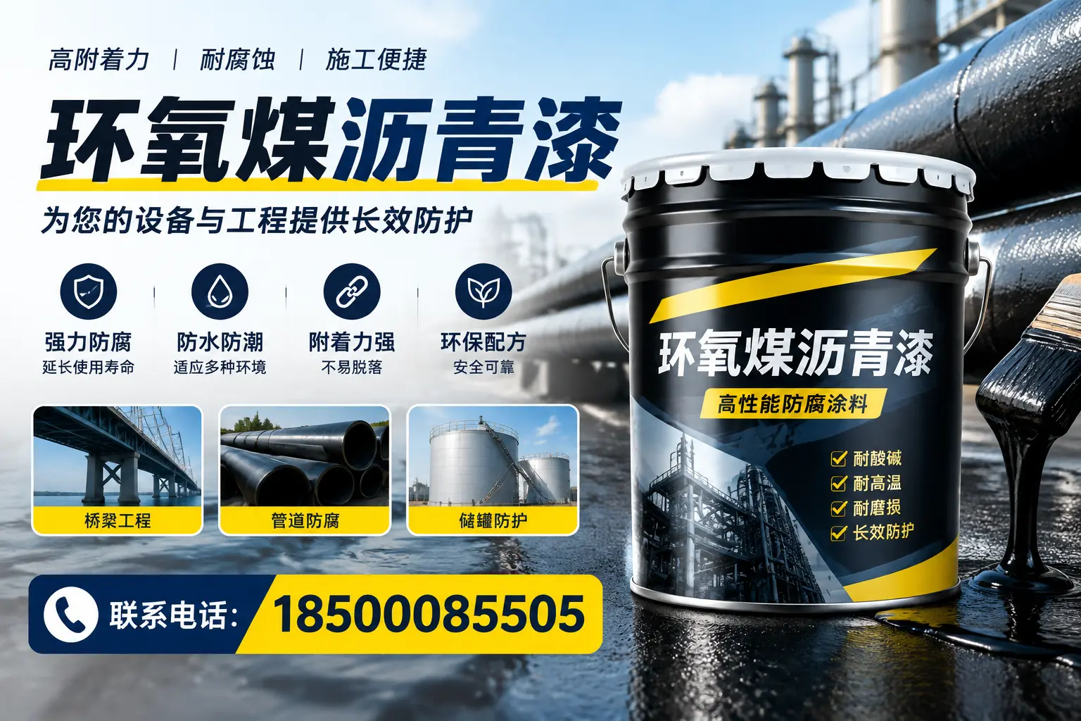 环氧煤沥青漆与其他涂料的对比分析,助力临夏企业决策
